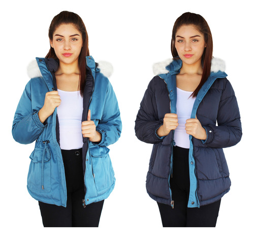 Chamarra Chaqueta Abrigo Mujer Invierno Moda Casual 0000060