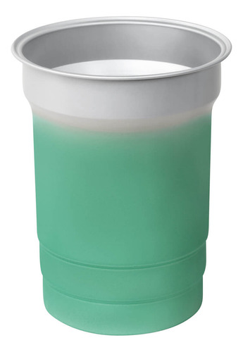 10 Piezas Vaso Termosensible Frio 2drink 590ml Aluminio Verde