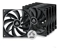 Comprar Arctic F12 Pwm Pst (5 Piezas) - 120 Mm Ventilador De Caja Para Cpu Con Pwm Sharing Technology (pst), Motor Muy Silencioso, Computadora, 230-1350 Rpm - Negro