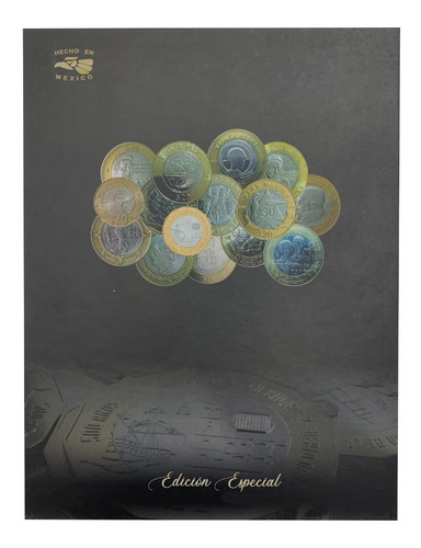 Álbum Para Monedas Y Billetes Conmemorativos De $20 Pesos