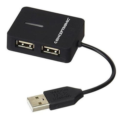 Hubs Usb Mini Concentrador De Diseño Usb 2.0 De 4 Puertos De