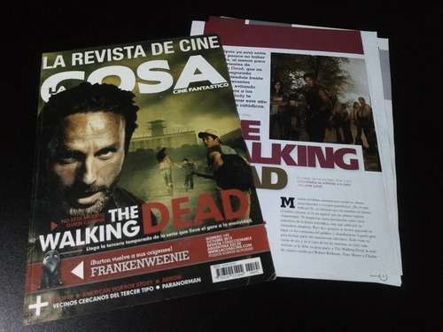 The Walking Dead * Tapa Y Nota Revista La Cosa 192 * 2012