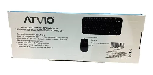 Mouse Y Teclado Panal Piezas Hexagonales Inal mbricos Atvio