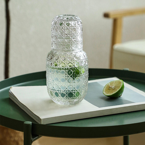 Juego De Jarra Y Vaso De Agua Junto A La Cama Juego De Claro