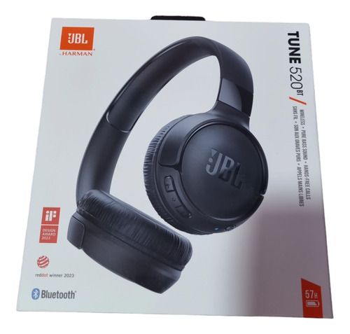 Audifonos Inalambrico Jbl Tune 520bt Bluetooth Negros 