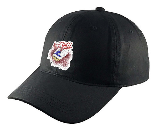 Gorra Clasica Algodón Negra Mario Bros R134