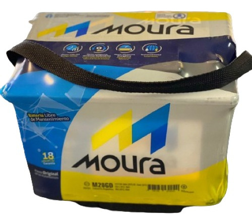 Bateria Moura 12x65 M20gd Gol, Celta, Fox, Vento, 206, Palio