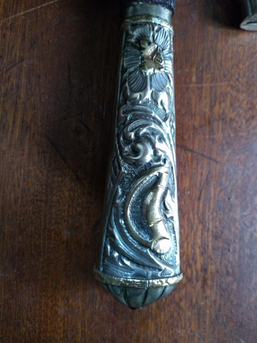 Cuchillo Verijero Arbolito,broker , Echó En Plata Y Oro