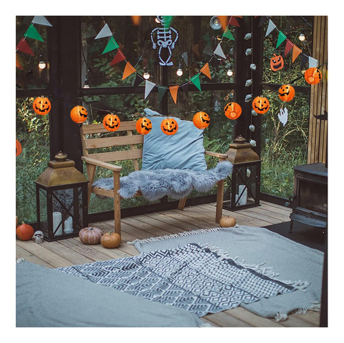 Luces De Cuerda De Linterna De Halloween, Luces De Calabaza