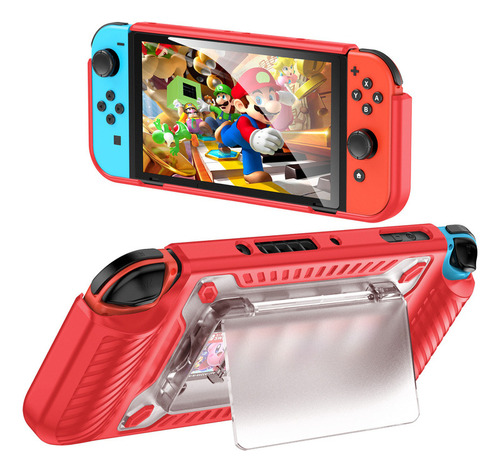 Funda Protectora Para Switch Oled, Con Ranura Tarjeta  Juego