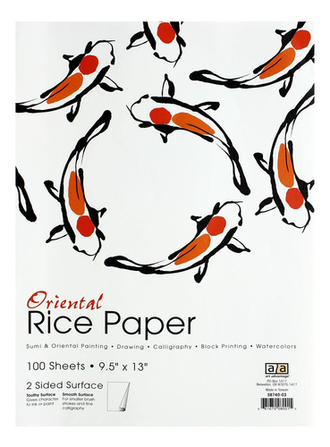 Art Advantage Papel De Arroz 9x12 100 Piezas