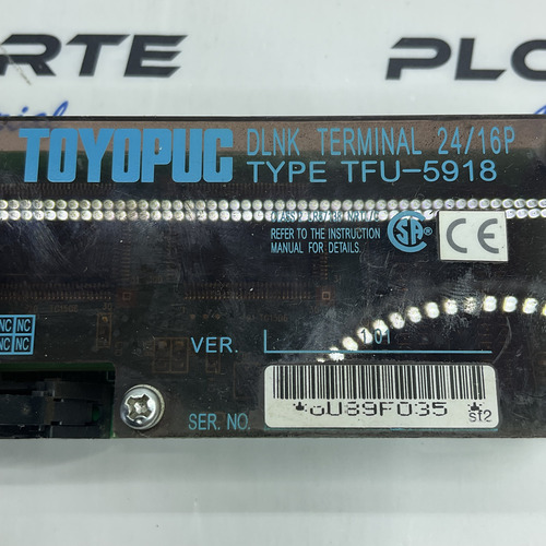Toyopuc Tfu-5918 Jtekt Dlnk Terminal 24/16p (Usado)