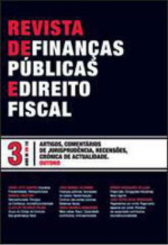 Revista De Finanças Publicas E Direito Fiscal