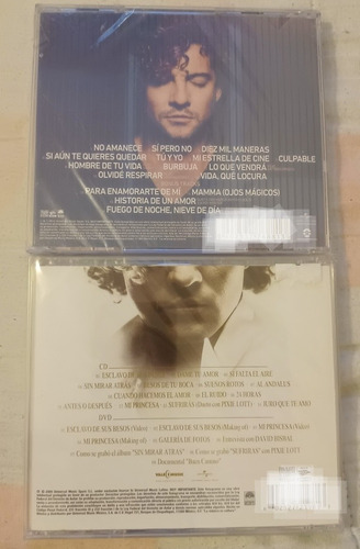 David Bisbal Sin Mirar Atras Cd+dvd / David Bisbal Tu Y Yo (Usado)