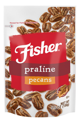 Snack De Praliné De Pacanas 155 Gramos Con Nueces Enteras