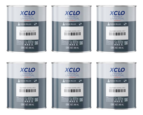 Xclo Primer Universal Sherwinwilliam 6 Piezas Color A Elegir