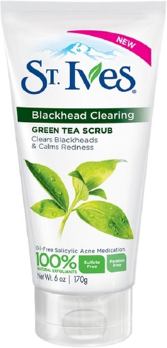 Exfoliante St. Ives Blackhead Clearing Té Verde 6 Oz (pack