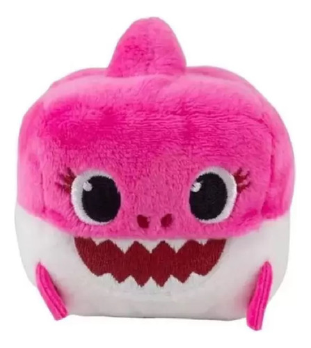 Brinquedo Baby Shark Cubo Pelucia Rosa Musical 2353 Sunny
