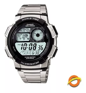 Reloj Casio Ae-1000wd Acero Analogico Resistente Agua