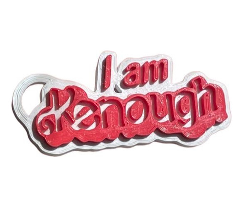 I Am Kenough De Barbie - Llavero Viral 