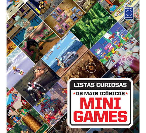 Coleção Listas Curiosas - Os Mais Icônicos Mini Games, de Editora Europa. Editorial Editora Europa Ltda., capa mole em português, 2021