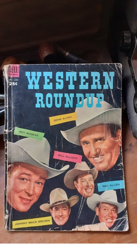 Western Roundup- Roy Rogers-gene Autry No 6 - 1954