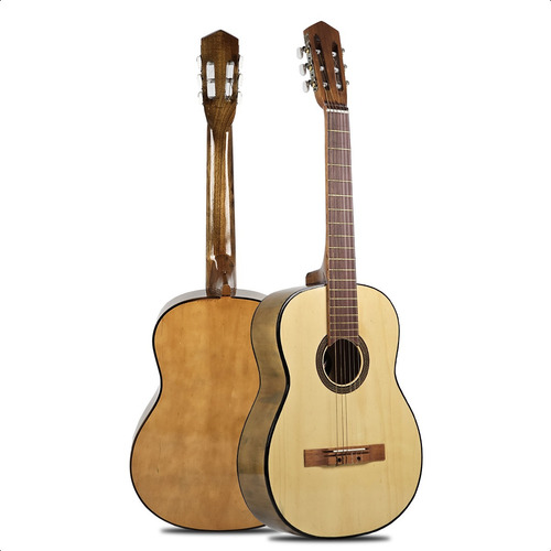 Guitarra Electro Acustica Criolla Funda Pua Colores Color Madera Material Del Diapasón Madera Orientación De La Mano Diestro