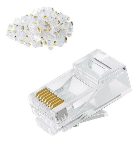 Kit Pinza Crimpeadora Ztecno Rj45 Con Fichas Tester Cable Red Utp