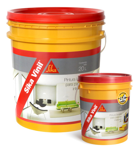 20l+4l Pintura Sika Superlatex Int Ext Super Lavable