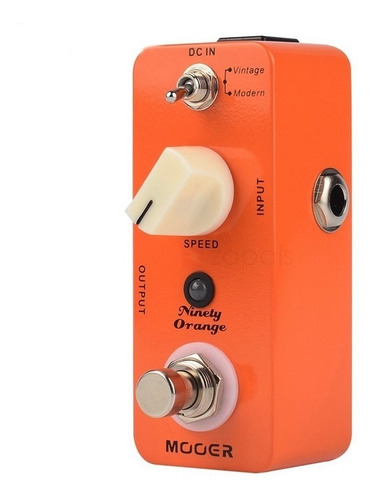 Imagen 4 de 7 de Pedal De Efecto Mooer Ninety Orange Phaser Analógico