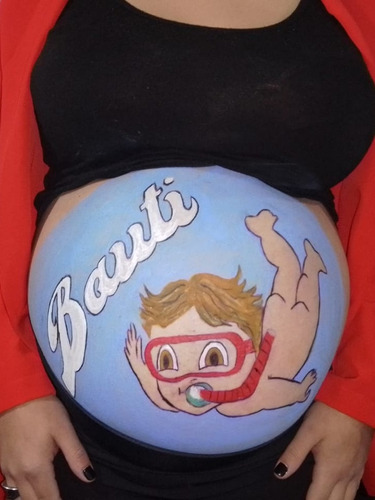 Bellypainting Panza Embarazadas Makeup Personalizado.