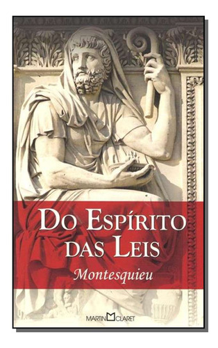Libro Do Espirito Das Leis Serie Ouro 09 De Montesquieu Mar