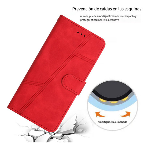 Funda Para Teléfono Zte Blade A52/blade V50 Smart/blade A34 Con Tapa, Piel Al Tacto, Funda Tipo Cartera