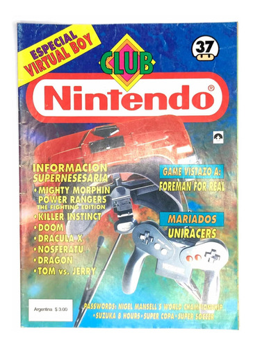 Revista Club Nintendo Número #37 1995