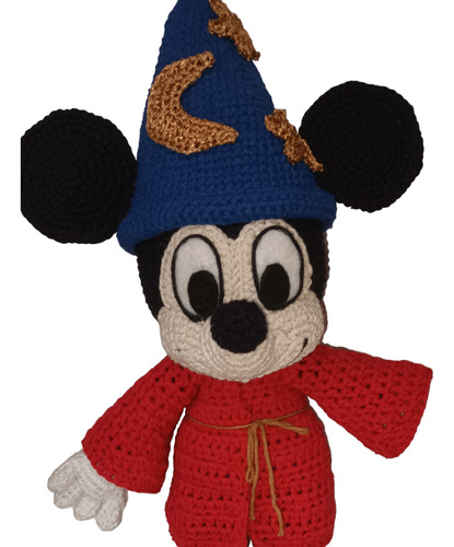 Muñeco Mickey Fantasía Tejido A Crochet