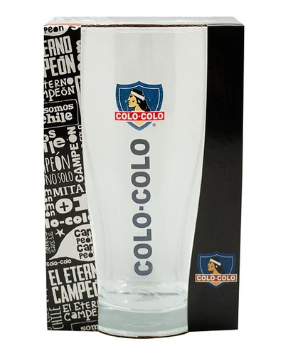 Vaso De Vidrio 500 Ml Colo Colo