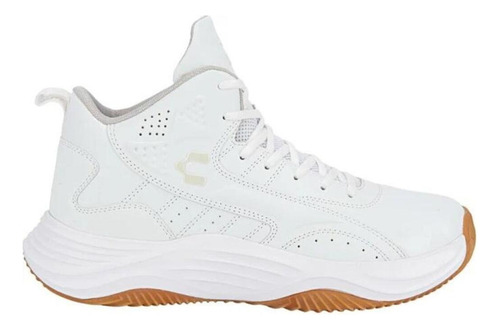 Tenis De Basketball De Caballero Charly 8002 Color Blanco