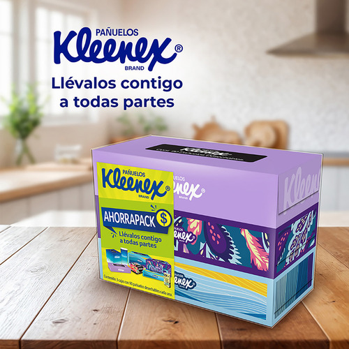 Pañuelos Desechables Kleenex 3 Cajas De 90 Pañuelos