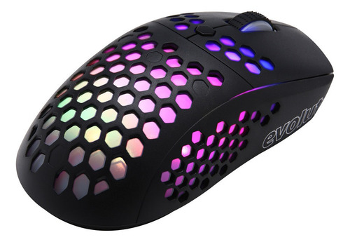 Imagem 6 de 9 de Mouse Gamer Keppni Pro Usb Rgb Ultra Leve Evolut 10000dpi
