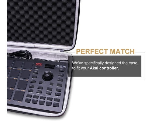 Estuche Rígido De Eva Para Akai Professional Mpc Mid...