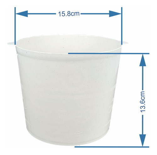 Hielera De Mesa Cubeta De Hielos De Plástico 2 Litros