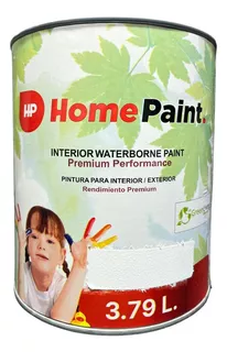 Pintura Vinílica Home Paint 4 Litros Blanca