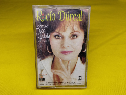Cassette Rocio Durcal Canta A Juan Gabriel Vol. 6 Original
