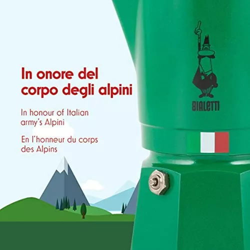 Cafetera Italiana Moka Express Alpina 3 Tazas Bialetti