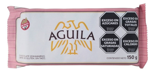 Chocolate Aguila Semi Amargo En Tableta X 150 Grs