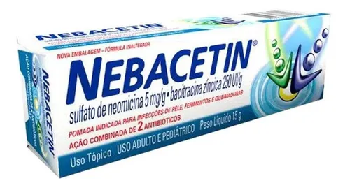 Kit de 10 - Nebacetin - Pomada - 15g Cada