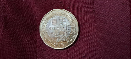 Moneda 20 Pesos 500 Años De La Ciudad Y Puerto De Veracruz