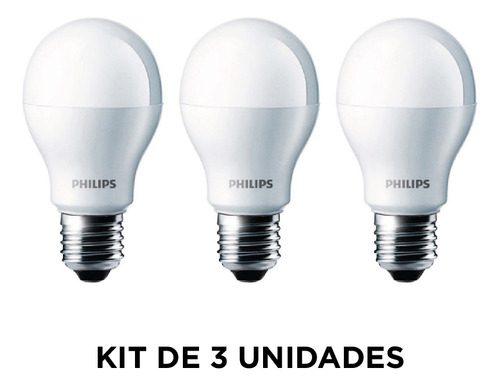 Lámpara Led Ecohome Tipo Bulbo E27, 10w/fría - Philips L2730