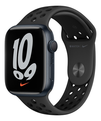 Apple Watch Nike Series 7 Gps, 45mm Caixa Meia-noite - Distribuidor Autorizado