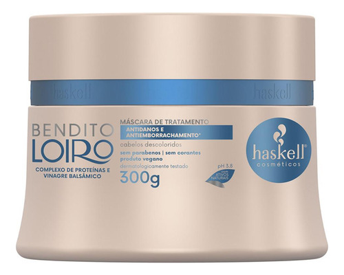 Kit Bendito Loiro Haskell - Máscara 300g + Fluído 120ml